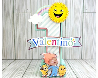 Canticos 3D Number/ 1st Birthday/ Canticos Birthday / Canticos Party Decoration/ Birthday Supplies/ Canticos Birthday Party