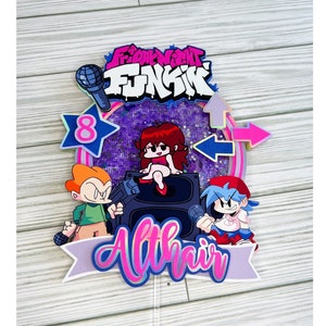 Friday Night Cake Topper/ Funkin Cake Topper/Friday Night Birthday/ Funkin Party Decoration