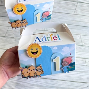 Canticos Gable Box/ Canticos Birthday/ 1st Birthday Party/ Favor Boxes