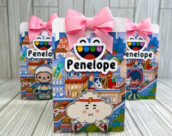 Toca Life world Box / Toca Boca Life / Favor Boxes / Party Supplies/ Toca life World Birthday / Toca Life Party Decoration