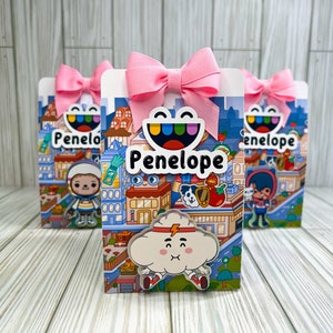 Toca Life world Box / Toca Boca Life / Favor Boxes / Party Supplies/ Toca life World Birthday / Toca Life Party Decoration