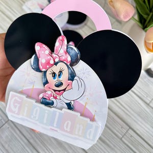 Minnie Mouse Coloring Suitcase/ Disneyland Activity Box/ Minnie Mouse First Birthday/ Disneyland Party Decor