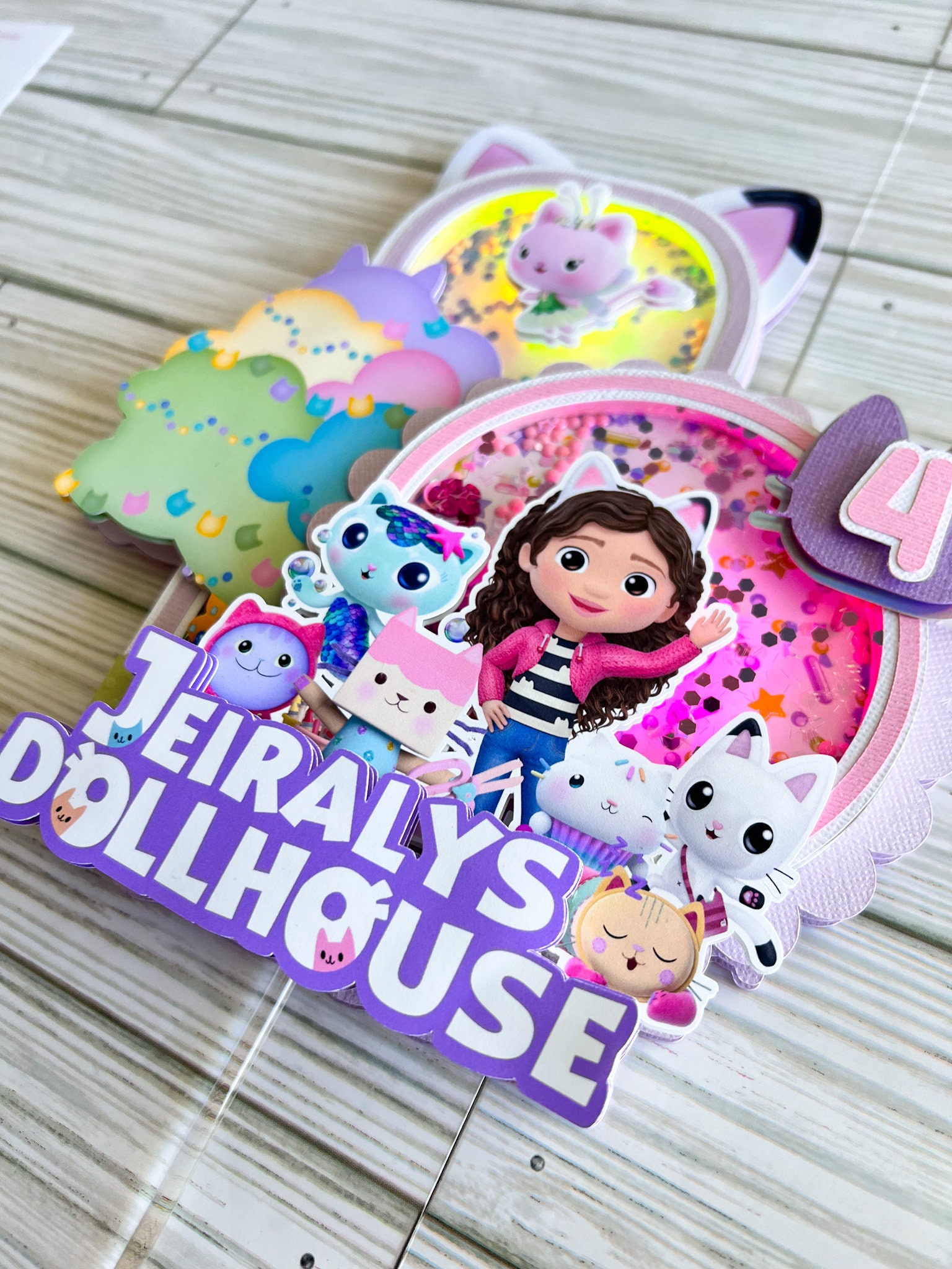 Gabby's Dollhouse Cake Topper/ Gabby's Dollhouse Party Etsy Australia