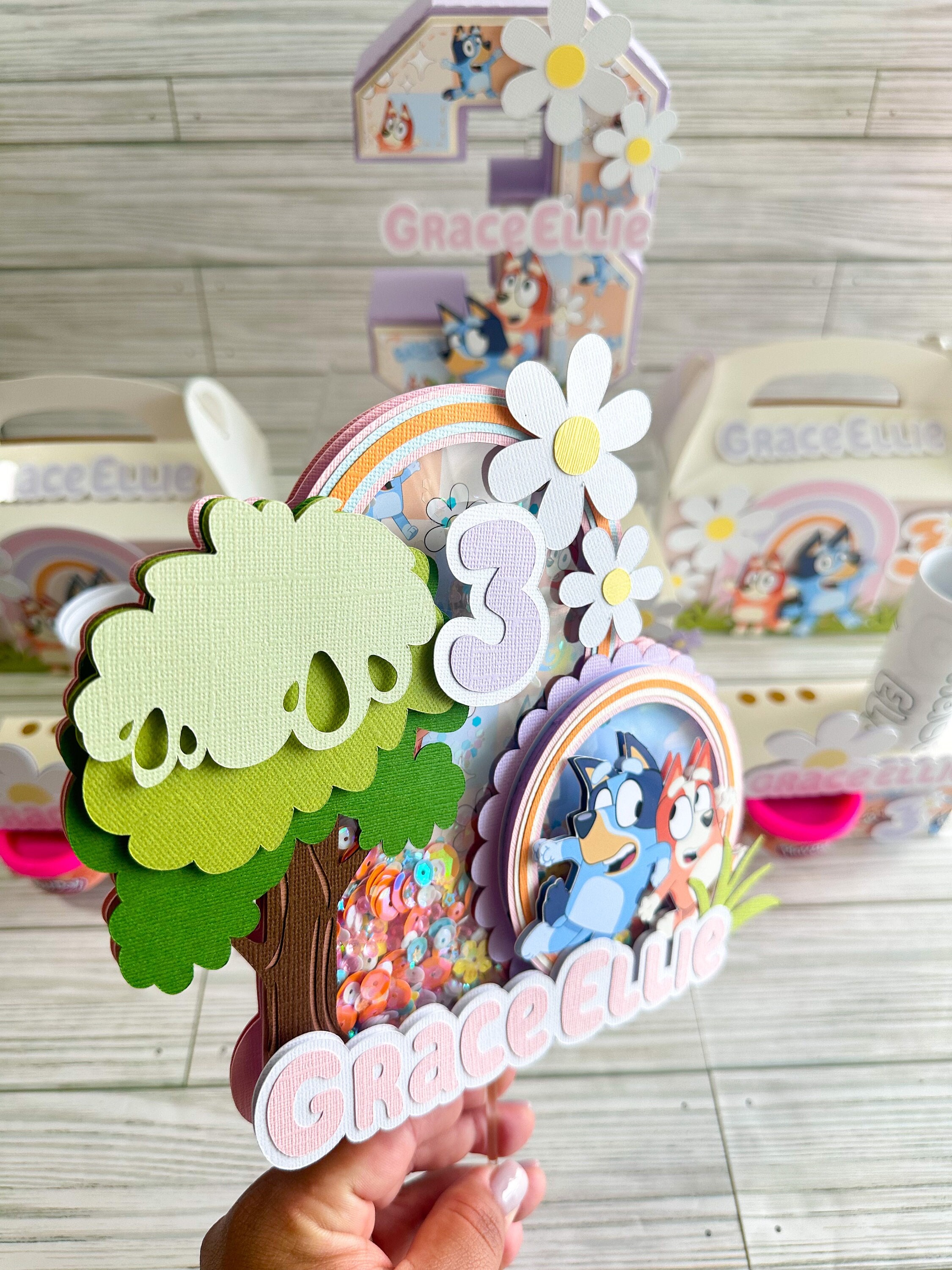Bluey Cake Topper