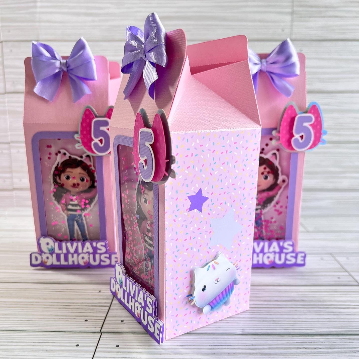 Gabby Dollhouse Party Favor Box Gabby Dollhouse Treat Box Gabby Dollhouse  Birthday Decor Gabby Dollhouse Party Supplies 