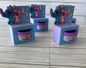Stitch Play-doh Box/ Stitch Birthday/ Play-doh Decor/ Stitch Party