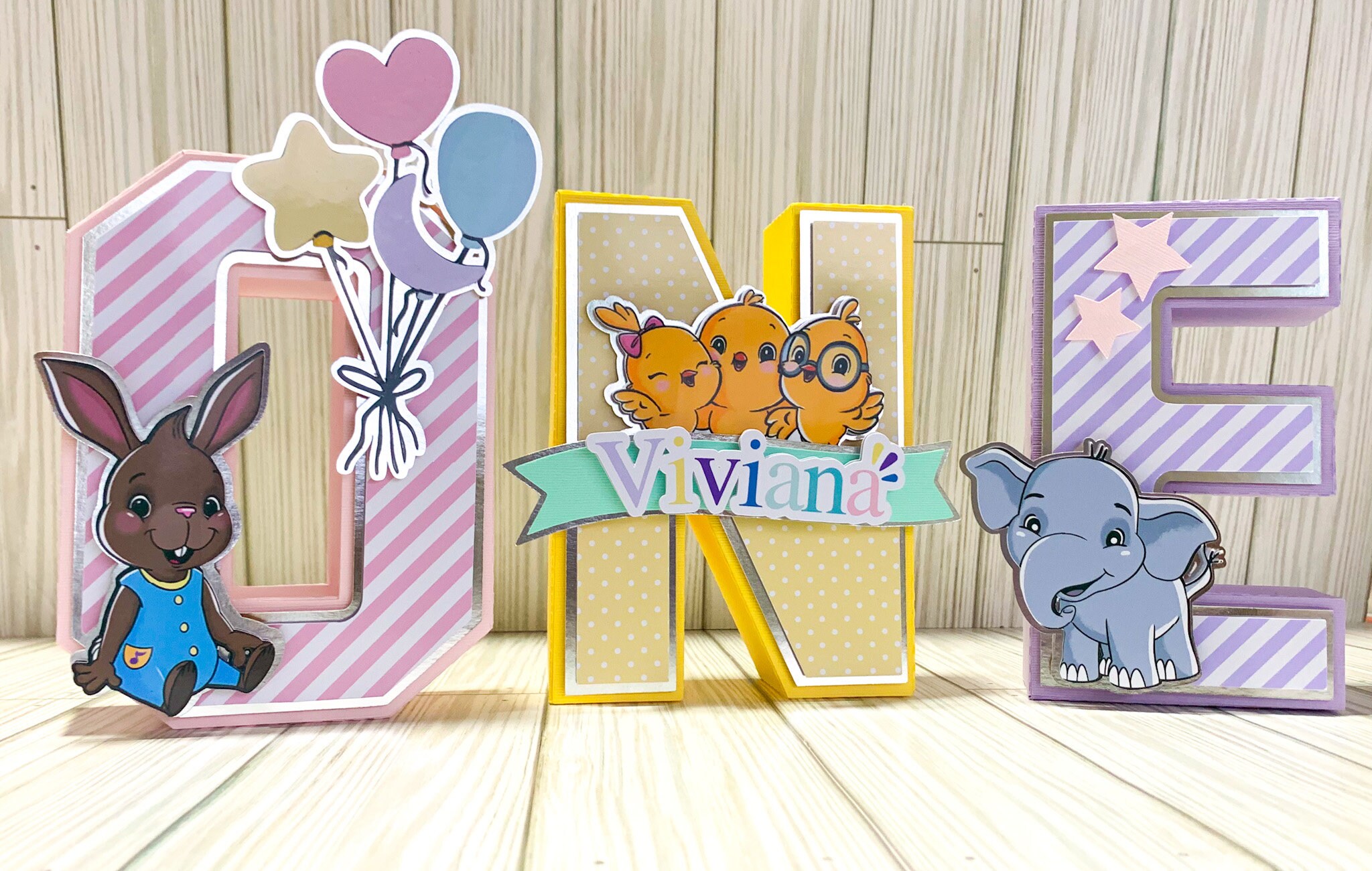 Canticos 3D Letters/ Canticos Birthday / Canticos Party | Etsy