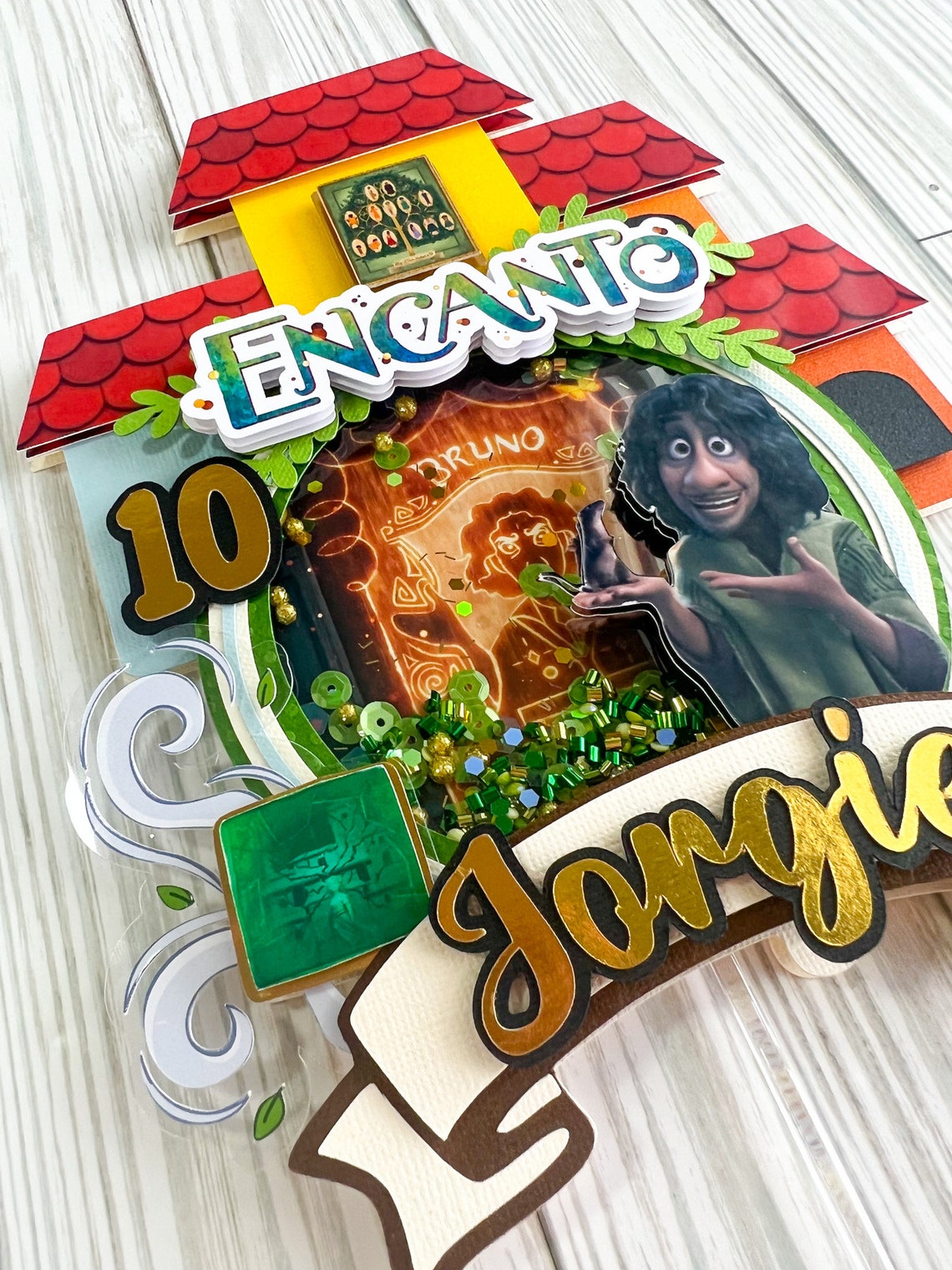 Encanto Cake Topper Bruno Cake Topper Party Decor Birthday Etsy Espa a