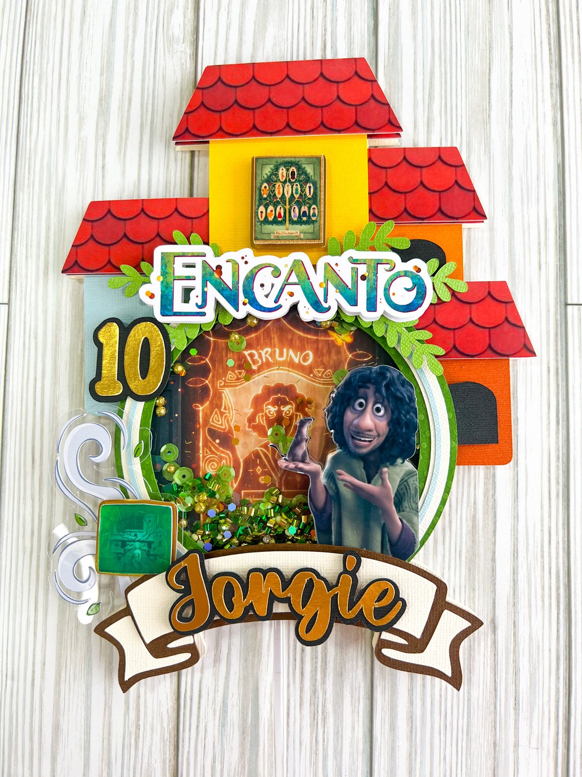 Encanto Cake Topper Bruno Cake Topper Party Decor Birthday Etsy Espa a