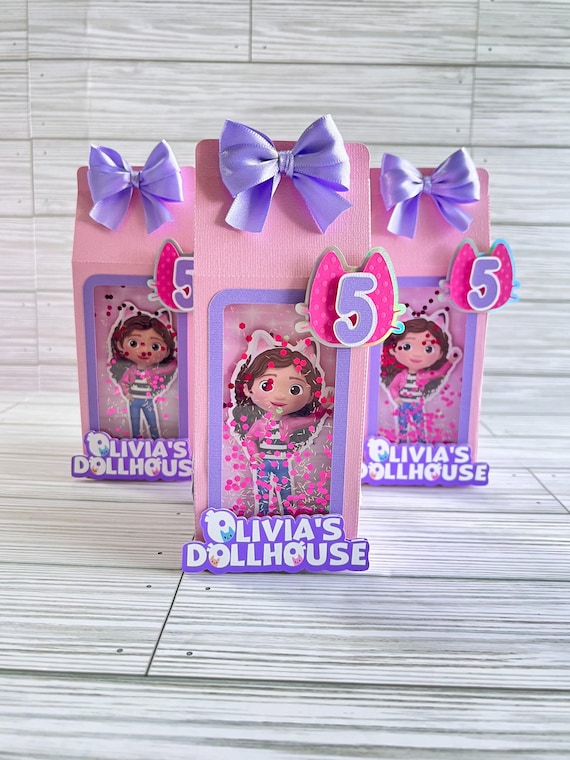 Gabby's Dollhouse Birthday Party Thank You Tag Favour Favor DIY