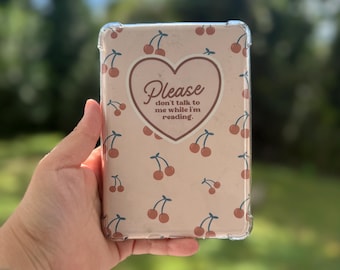 Cherry Kindle Insert, Bookish Kindle Accessory