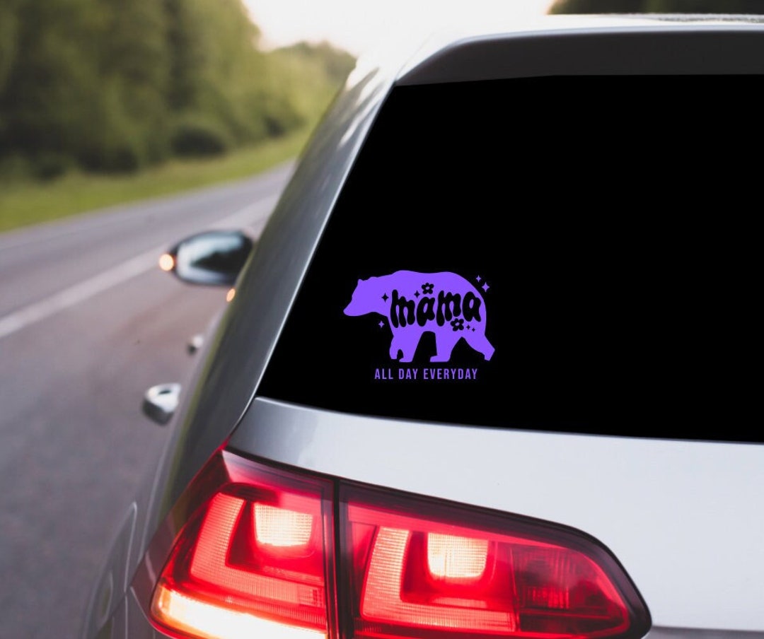Momma Car Decal, Momma Laptop Decal, Momma Bear Decal, Mom Car Decal
