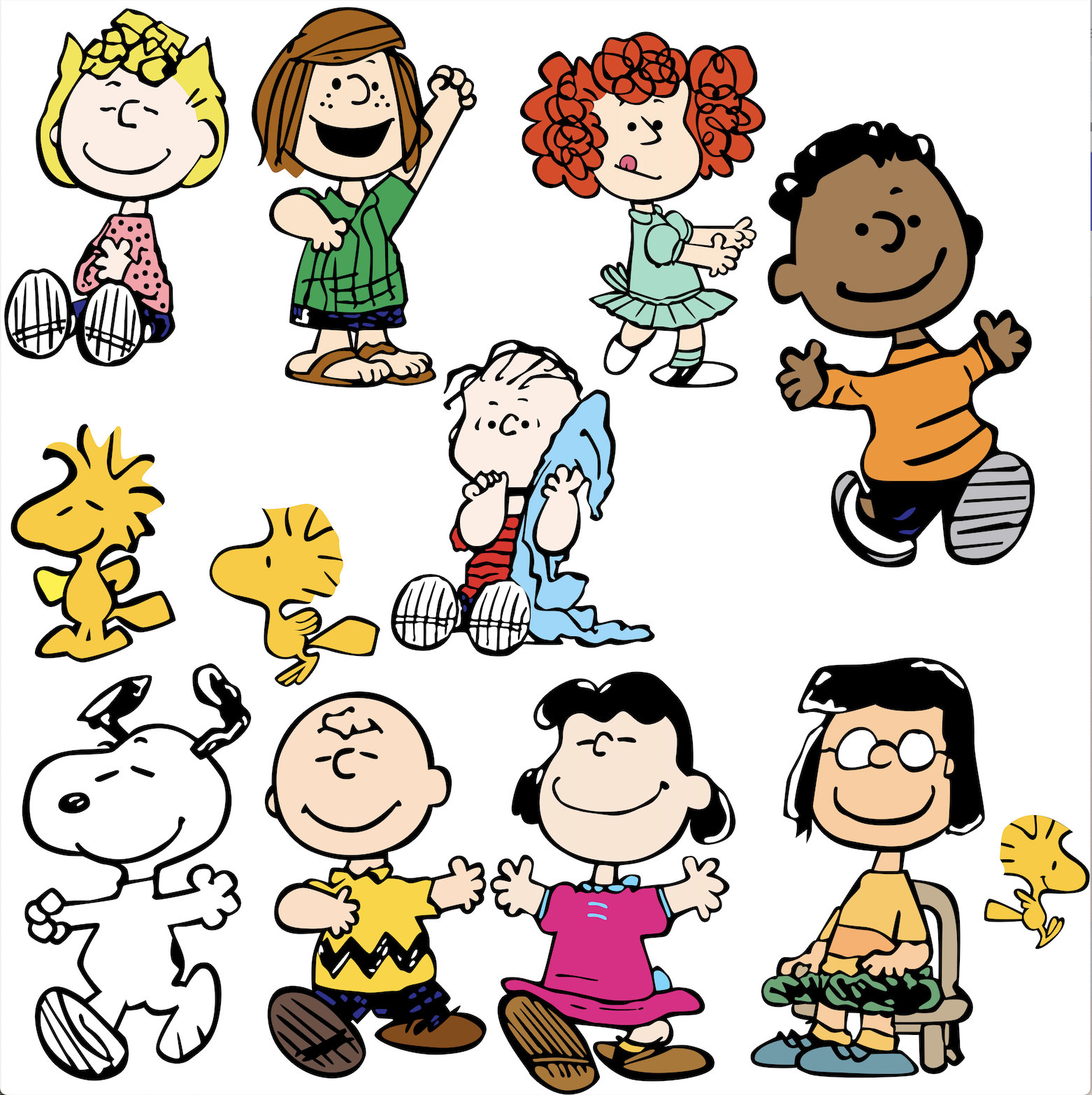 Charlie Brown Vectores Bundle Charlie Brown Friends Snoopy Etsy