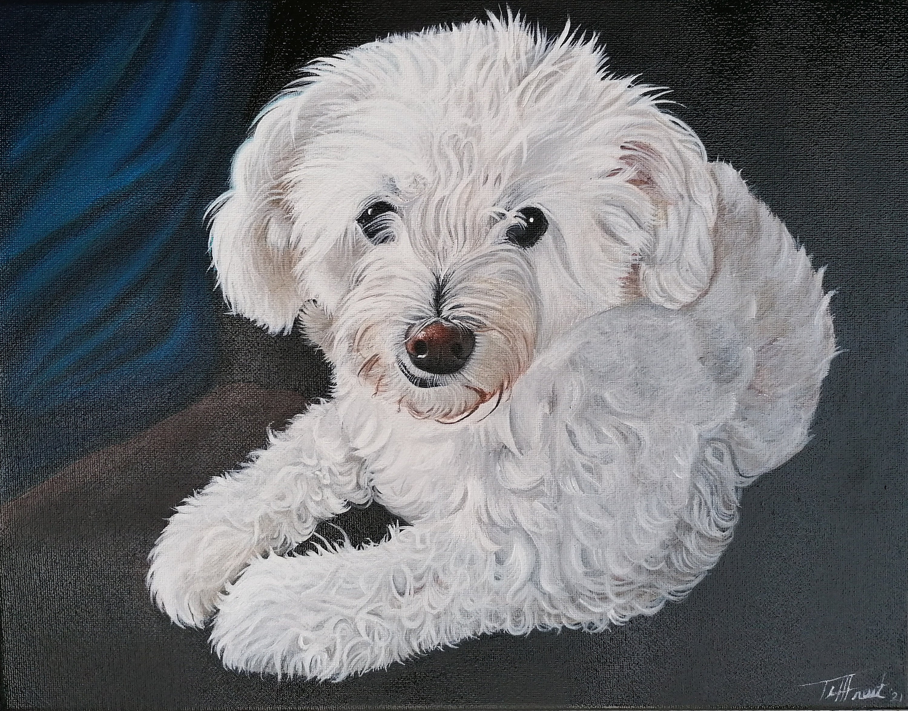 Handpainted Custom Pet Portraits Etsy UK