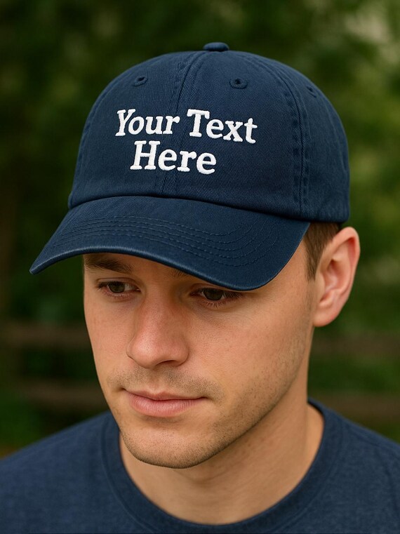 Custom Text Embroidered Adams LP104 Optimum II Cap – Personalized