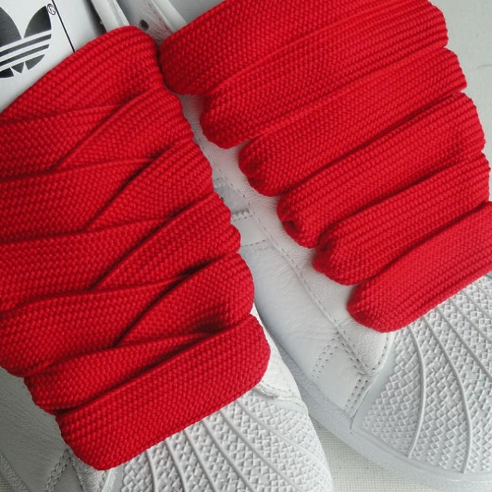 Fat Laces Red 20mm Width Etsy
