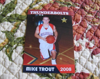 2008 Mike Trout Gold Rookie Star Millville HS Thunderbolts LIMITED EDITION Gem Mint