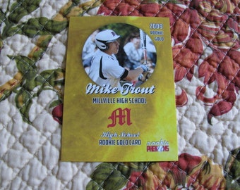 2009 Mike TROUT Rookie Gold Card Millville HS Phenoms Gem Mint Free Shipping