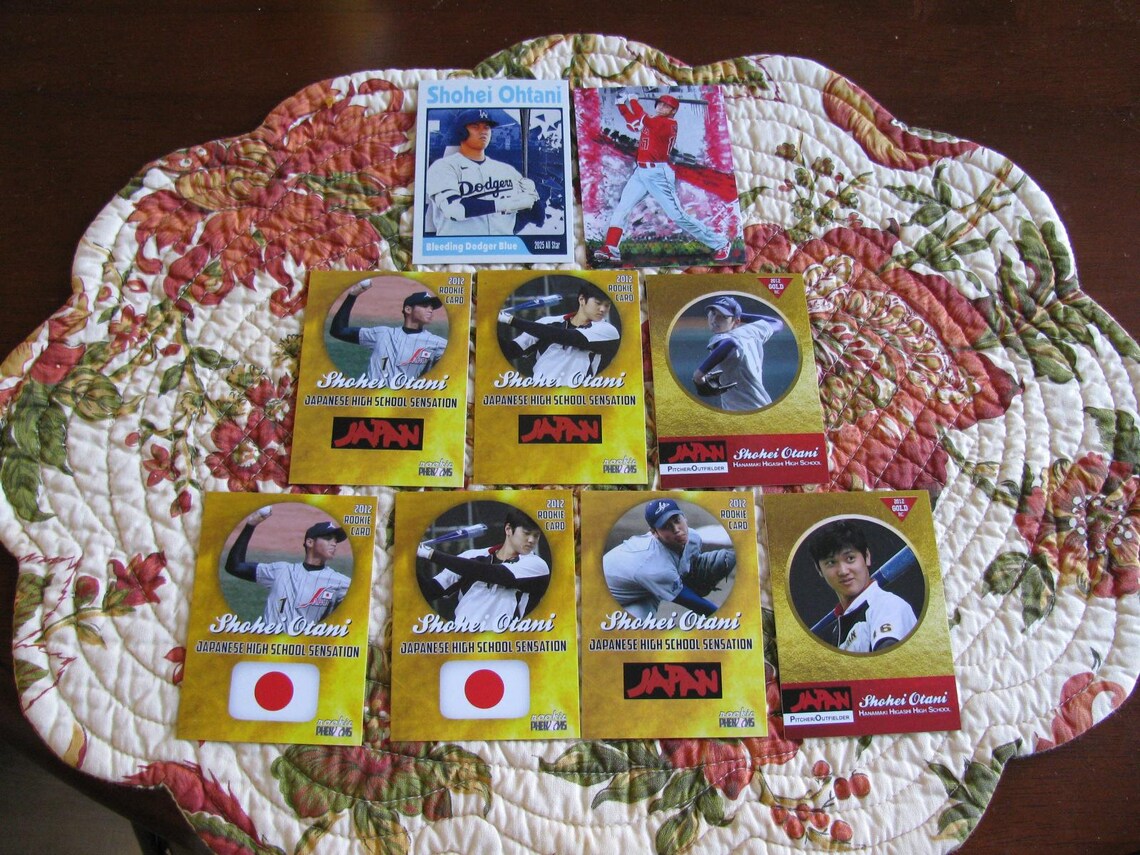 Card Reprint Diff 9 Card Shohei Otani Diff Custom Card Lot - Etsy