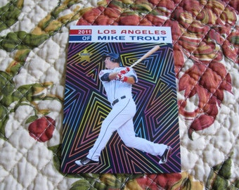 2011 Mike Trout Gold Rookie Star Prism Style LA Angels LIMITED EDITION Gem Mint