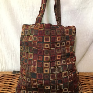 Squares in Squares Tote Bag