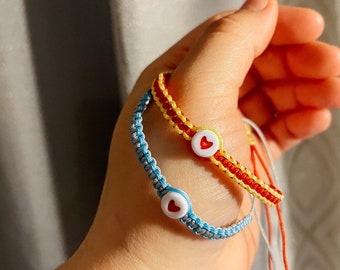 Pulsera hilo rojo con bolitas - Rosmarinus