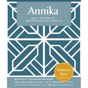 Annika Quilt Pattern (Digital Download)