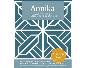 Annika Quilt Pattern (Digital Download)