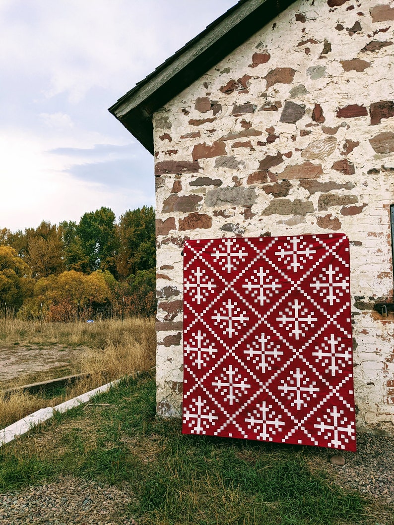 Celtic Snowflake Quilt Pattern Digital Download image 5