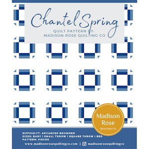 Chantel Spring Quilt Pattern (Digital Download)