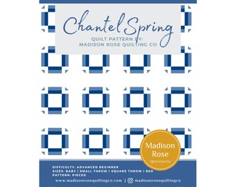 Chantel Spring Quilt Pattern (Digital Download)
