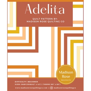 Adelita Quilt Pattern (Digital Download)