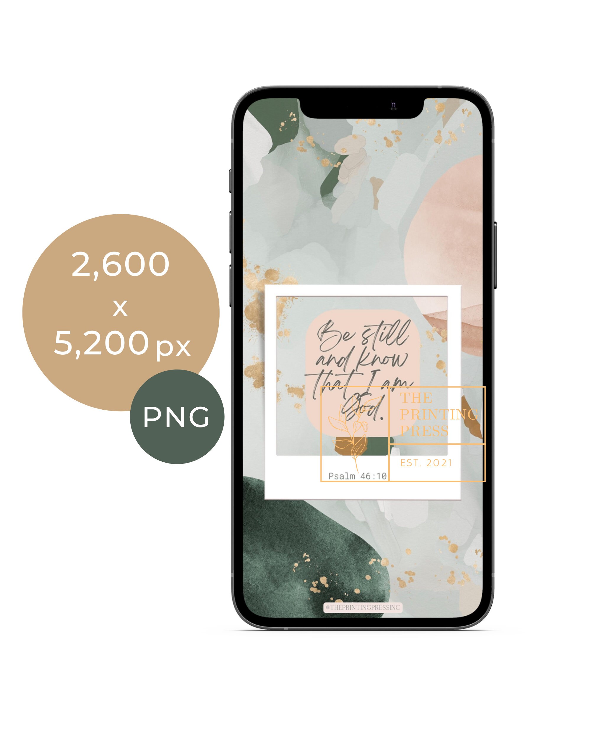 Christian iPhone Wallpaper Bundle Bible Verse Phone Wallpaper Digital ...