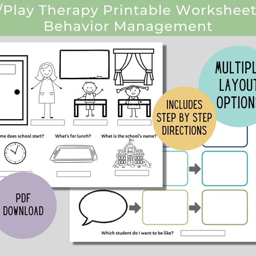 anxiety management coping skills flash cards therapist etsy