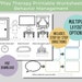 Classroom Role-play Printable, Art Therapy Worksheet, Play Therapy ...
