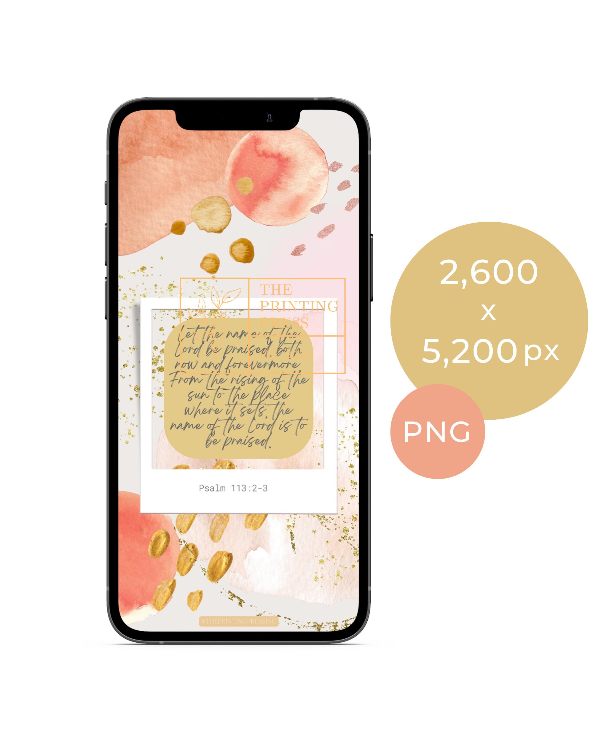 Christian iPhone Wallpaper Bundle | Bible Verse Phone Wallpaper Digital ...