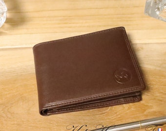 RFID Leather Wallet, Brown Men's Wallet | Card Holder Wallet | Gift for Dad | Luxury Men's Leather Goods