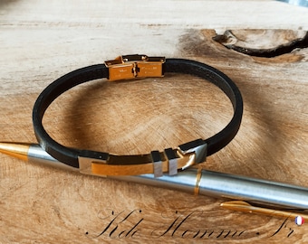 TRENDY MEN'S BRACELET | Men's Bracelets | Personalized Jewelry | Men's Gifts | Engraved in France