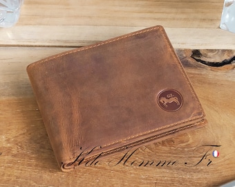 Genuine leather wallet | Men's wallet | Men's leather wallet | Wedding gift | Christmas gift | Men's birthday gift |