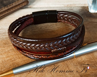 MEN'S BRACELET | Personalized Jewelry | Trendy Men's Bracelet | Men's Gift | Engraved in France