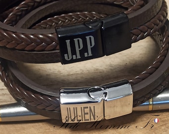 Men's bracelet | personalized bracelet | customizable bracelet | men's birthday gift | dad gift | engraved bracelet with first name