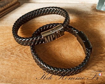 MEN'S BRACELET | Personalized Jewelry | Trendy Men's Bracelet | Men's Gift | Engraved in France