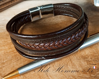 Personalized Men's Bracelet | Engraved Bracelet | Customizable Bracelet | Gift for Men | Gift for Dad | Birthday Gift