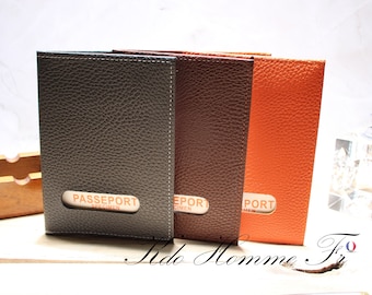 Genuine Leather Passport Holder | Passport Wallet and Card Holder | Original Gift Idea for Dad | Luxury Men's Leather Goods