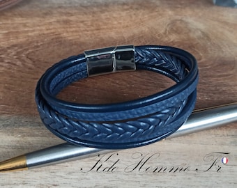 Bracelet homme personnalisé | Bijoux personnalisés | cadeau d'anniversaire | cadeau pour papa lui | Bracelet gravé | bracelet homme tendance