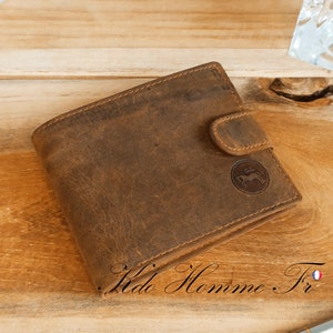PORTEFEUILLE HOMME CUIR | Cadeau pour homme | Porte feuille homme | Maroquinerie en France