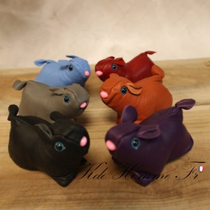 Porte-monnaie enfant | Cadeau pour enfant | Porte-Monnaie en cuir | Porte clé Porte-monnaie lapin | Cadeau anniversaire | cadeau pour lui