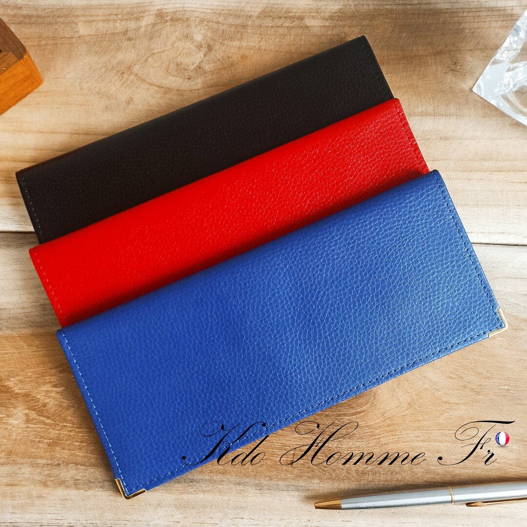 Horizontal Checkbook Holder Checkbook Holder Left Heel Etsy