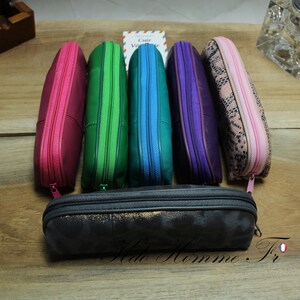 Trousse en cuir pour Homme | Trousse scolaire bureau en cuir véritable | Petite trousse en cuir | cadeau garçon | Cadeau d'anniversaire