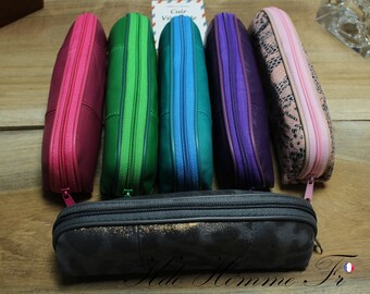 Leather Pencil Case for Men | Genuine Leather School Office Pencil Case | Small Leather Pencil Case | Boy Gift | Birthday Gift